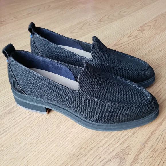 Rothy's Black The Lug Loafer - Picture 2 of 8